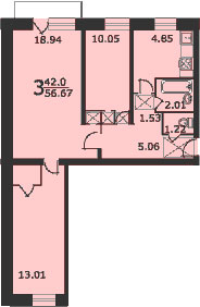 Планы квартир дома серии 1-511