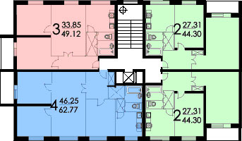 Планы квартир дома серии II-49