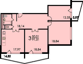 Планы квартир дома серии С-111