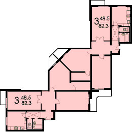 Планы квартир дома серии П-3