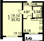 Планы квартир дома серии П-43