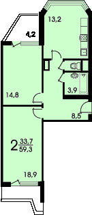 Планы квартир дома серии П-44Т