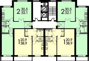 Планы квартир дома серии П-46
