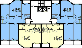 Планы квартир дома серии П-55М