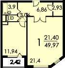 Планы квартир дома серии П-55М