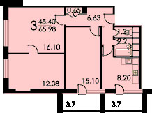 Планы квартир дома серии Смирновская